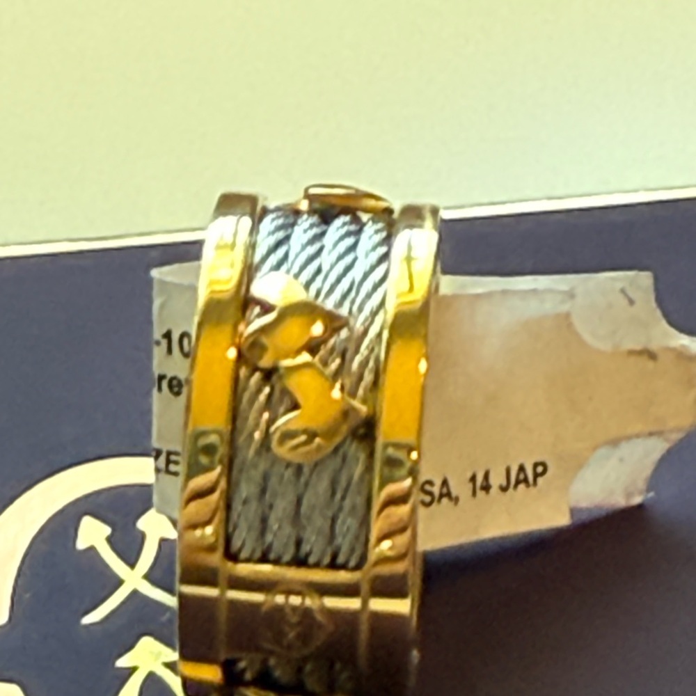 Charriol Geneva Forever Love Heart Ring US 6 3/4 - Picture 3 of 5